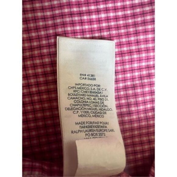 CHAPS Easy Care Button Front Shirt size XL - Picture 6 of 7